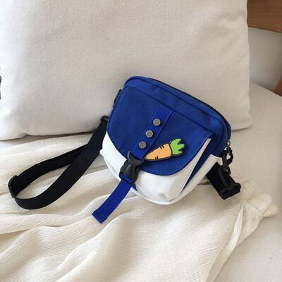 

Ins Japanese canvas small bag female 2019 new wave Korean version of the wild casual student shoulder Messenger bag
