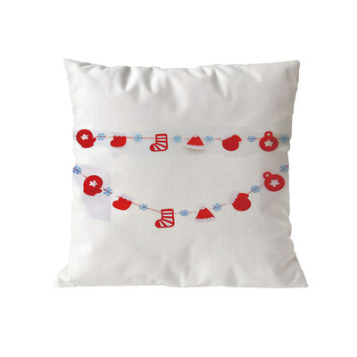 

Tailored Merry Christmas Pillow Cases Soft Sofa Cushion Cover Home Decor Pillow Core