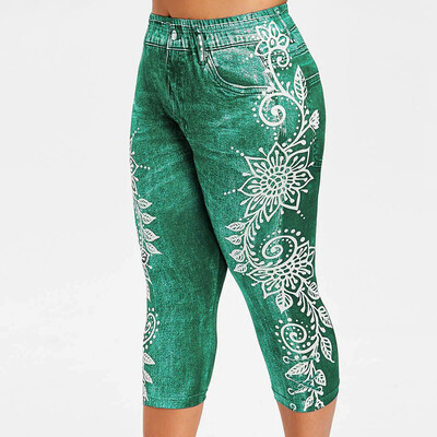

Tailored Women Printed Yoga Fitness Leggings Running Gym Stretch Sports Pants Trousers