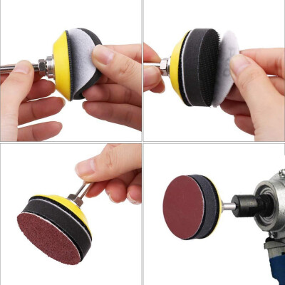 

〖Follure〗New 100pcs 2inch 50mm Sander Disc Sanding Pad Polishing Pad Sandpaper Mix Set