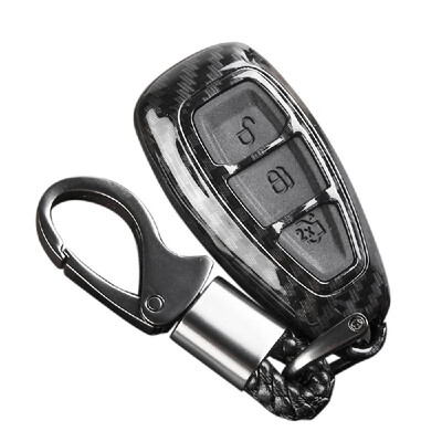 

Carbon Fiber Remote Key Fob Case Shell Cover for FordsFo-cusFiestaKugaC-Max