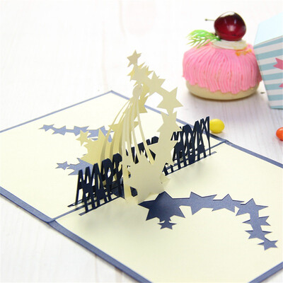 

Siaonvr Details About 3D Pop Up Card Happy Birthay Greeting Baby Gift Happy New Creative