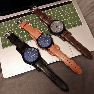 

Special-purpose watch for examination mens Korean casual atmosphere high school students special soldiers large-size dial