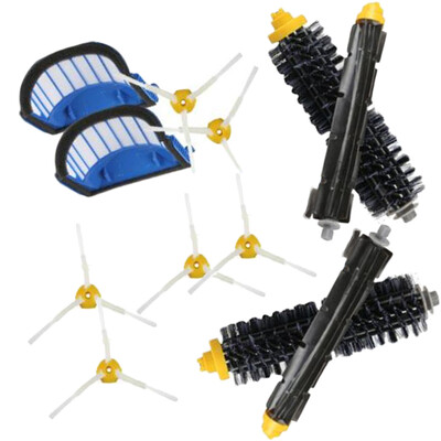 

2 Blue Filter2 Set Main Brush Kit6 Side Brush For iRobot Roomba 600 Series 620