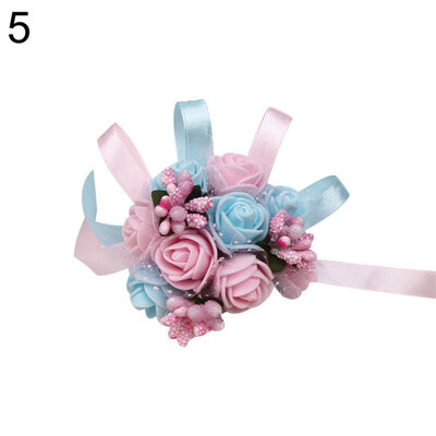 

Bracelet Bridesmaid Sisters Hand Flower Wrist Corsage Wedding Party Accessories
