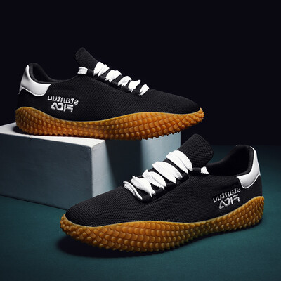 

Summer mens shoes Korean version of the trend of mens sports&leisure breathable white shoes wild shoes Agan shoes deodorant tide shoes
