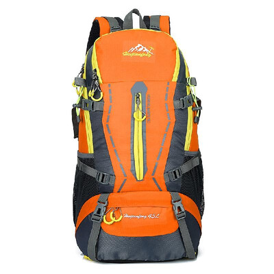 

45L Camping Backpack Water Resistant Lightweight Outdoor Travel Dayback Shoulder Bag Casual Large School Backpack