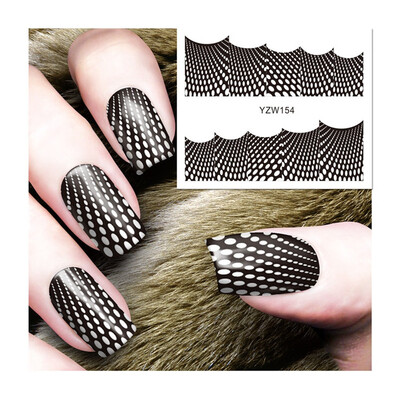 

〖Follure〗Water Decals Nail Art Transfer Stickers Big Sheet Manicure Decoration