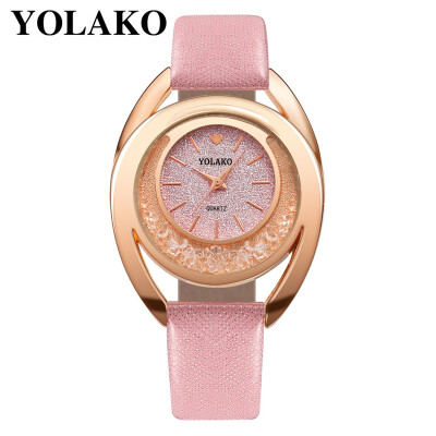 

YOLAKO Watch Women Bracelet Ladies Watch With Rhinestone Clock Womens Vintage Fashion Dress Wristwatch Relogio Feminino Gift 533