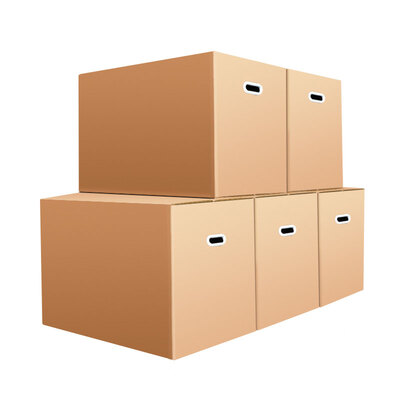 

QDZX moving carton has buckle 805060 5 packs paper box package express luggage storage box storage box storage box packaging box carton carton wholesale