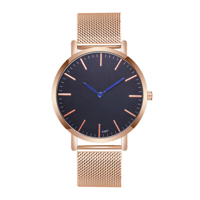 

〖Follure〗Mens Fashion Casual Alloy Steel Strap Analog Quartz Round Watch