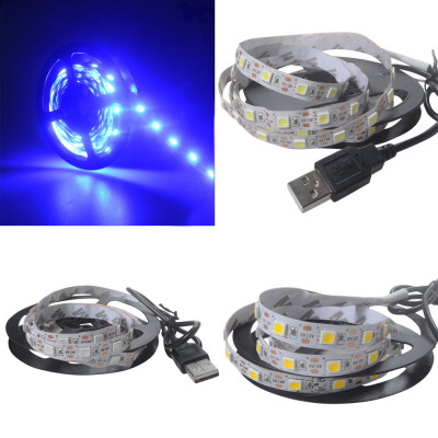 

〖Follure〗5050 Bright Led 2M Usb Led Strip Lights Tv Back Light Color Changing Blue
