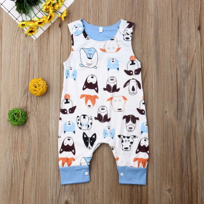 

Newborn Toddler Baby Boy Girl Sleeveless Romper Bodysuit Jumpsuit Outfit Clothes