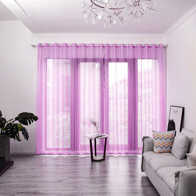 

Toponeto Leaves Sheer Curtain Tulle Window Treatment Voile Drape Valance 1 Panel Fabric