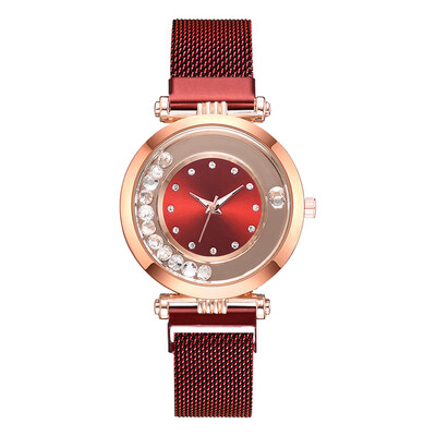 

Korean version of the trend of personalized diamond ladies watch ball rhinestone dial watch fashion new watch
