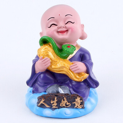 

Car decoration small monk doll creative gift crafts ornaments