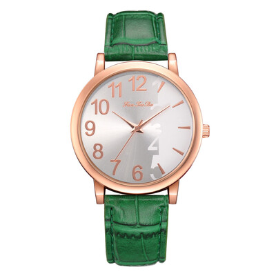 

FanTeeDa Watches Women Quartz Clock Watches Leather Women Watch Causal Simple Wristwatch Montre Femme bayan kol saati 533