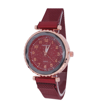 

Magnet magnet strap digital scale ladies fashion watch wholesale student quartz watch