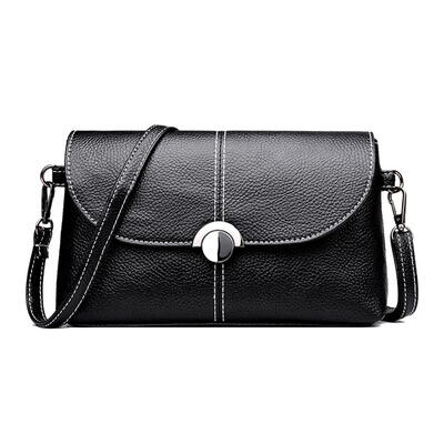 

Litchi Pattern Shoulder Messenger Packs Leather Women Small Crossbody Bags