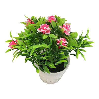 

1Pc Potted Artificial Flower Rose Stage Garden Wedding Home Party Decor Props