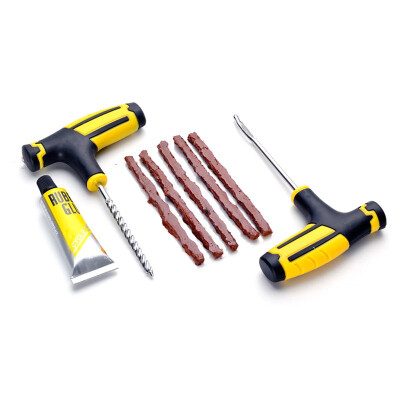 

New Hot Car Tire Repair Tool Tire Repair Kit Studding Tool Set Auto Bike Tubeless Tire Tyre Puncture Plug Garage Car Accessories