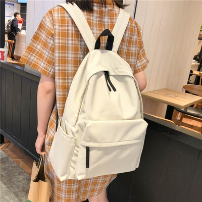 

The Simple Chao Brand Backpack&Shoulder Bag for Senior High School Students in Korean Version