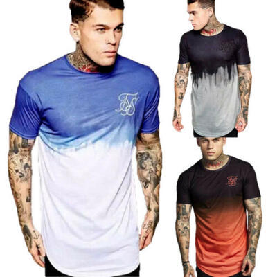 

Fashion Mens Slim Fit O Neck Short Sleeve Muscle Tee T-shirt Casual Tops Blouse