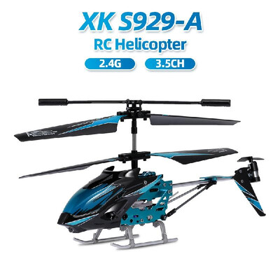 

Wltoys XK S929-A RC Helicopter 24G 35CH w Light RC Toys for Beginner Kids Children Gifts