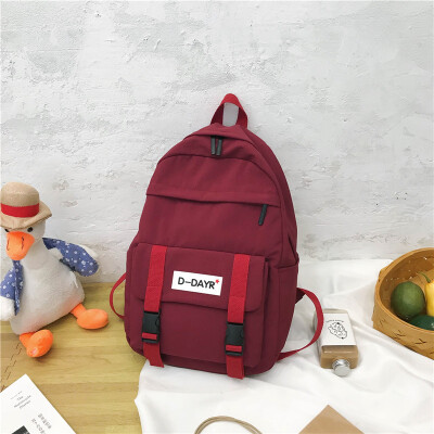 

Schoolbag female Korean version of ulzzang college student backpack Gao Zhongsheng Department Hong Kong style large capacity campu