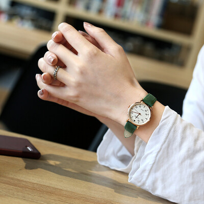 

Ins Han Feng chic Simple Korean Retro Art Watch Female Middle School Students Leisure Temperament Academic Style Waterproof