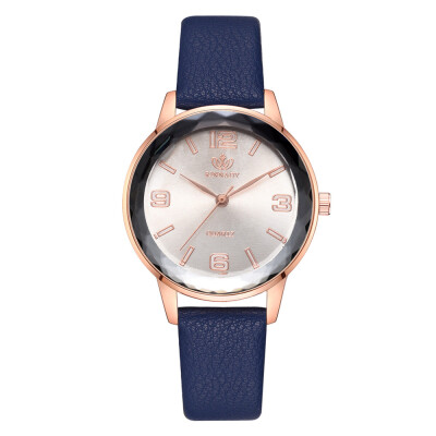 

Alloy watch fashion lady business meeting quartz watch simple belt student watch