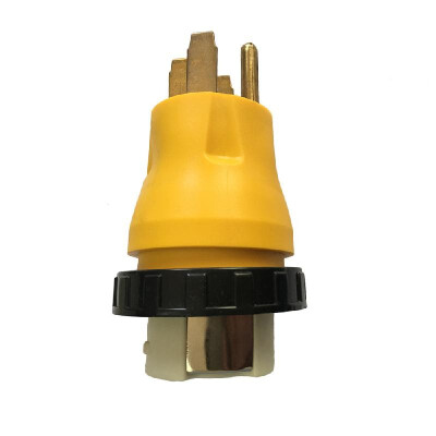 

Power Cord Adapter Plug 15A Male to 50A Twist Lock Female Plug Connector for RV Camper