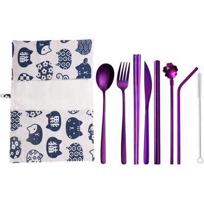 

Toponeto Set Stainless Steel Upscale Dinnerware Flatware Cutlery Fork Spoon Teaspoon 9PC
