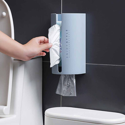 

Toponeto Grocery Plastic Bag Holder Wall Mount Storage Box Dispenser Kitchen Organizer