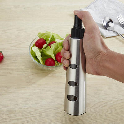 

Greensen Stainless Steel Oil Vinegar Spray Bottle Dispenser Pot Barbecue Cruet Jar Kitchen Supplies