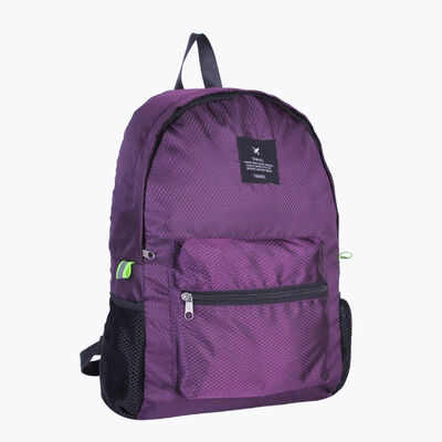 

2018 New Style Fashion Solid Zipper Foldable Travel Backpack Luggage Storage Bag Outdoor Shoulders Bag Schoolbag