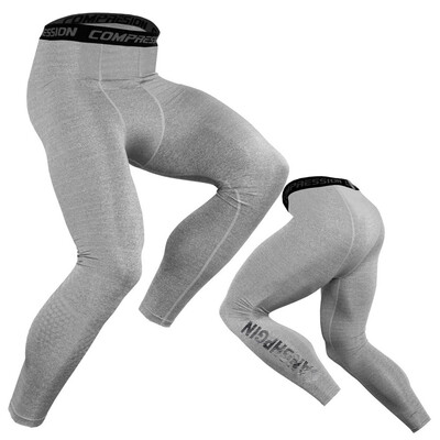 

Gobestart Men Sports Fitness Print Bodybuilding Flexible Tight-drying Long Pants Trousers