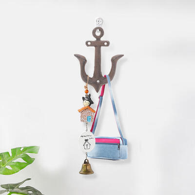 

Greensen Retro Iron Home Decoration Hat Clothes Bag Wall Mount Hook Hanger Rack Holder