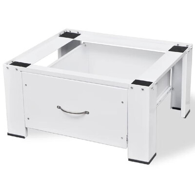 

Pedestal for Washing Machine White with Drawer