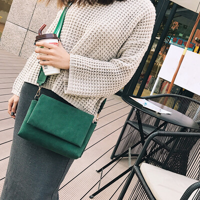 

Tailored Womens Fashion Solid Hasp Messenger Bags Crossbody Shoulder Bags BK