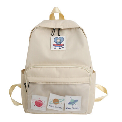 

Transparent small fresh schoolbag female ins Korean version of high school original college students campus backpack junior high s