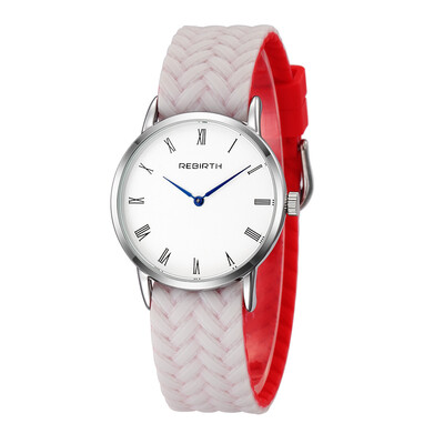 

New round belt pointer fashion gift unisex couple quartz watch