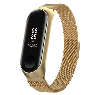 

ECSEM Milanese Loop Bands for Xiaomi Miband 3 Stainless Steel Metal Wrist Strap Wristband Bracelet for Xiaomi Mi Band 4 Smartwatch