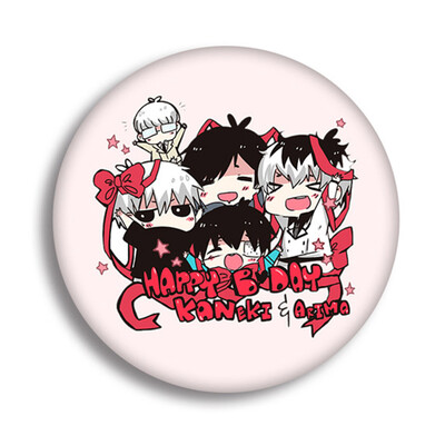 

Japan Anime Tokyo Ghoul Album Brooch Pin Badge Accessories for Clothes Hat Backpack Decoration Men Women Boy Girl