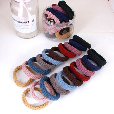 

20PCSSet Scrunchie Storage Box Packaging Bold High Elastic Towel Ring Hair Band Rubber Band Hair Accessories