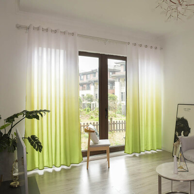 

Toponeto Leaves Sheer Curtain Tulle Window Treatment Voile Drape Valance 1 Panel Fabric