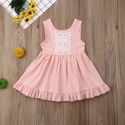 

Kids Toddler Baby Girl Princess Dress Lace Pageant Wedding Party Tutu Dresses