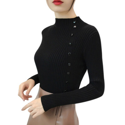 

Autumn Winter Women Knitted Turtleneck Sweater Casual Soft Jumper Fashion Slim Femme Elasticity Pullovers