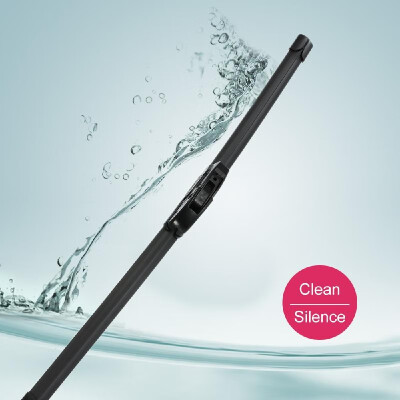 

28" 700mm Car Windshield Wiper Blade Universal U-type Frameless Bracketless Soft Rubber Windscreen Blade Clean & Quiet