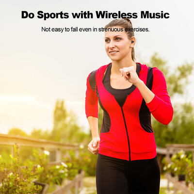 

HBQ-Q32 Single Ear Headphones Wireless Bluetooth 50 In-ear Headset Magnetic Music Earnuds Sport Earphones with Charging Box USB P